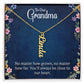 To Our Grandma | You'll always be close to our heart | Multi Name Vertical Necklace