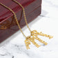 To Our Grandma | You'll always be close to our heart | Multi Name Vertical Necklace