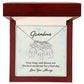 To My Grandma | Your Hugs and Kisses | Kid Charm Necklace