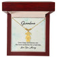 To My Grandma | Your Hugs and Kisses | Kid Charm Necklace